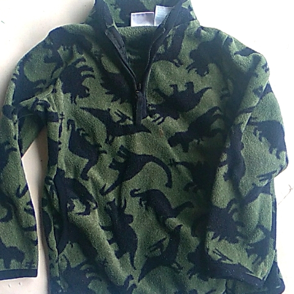 Carter’s Dinosaur Half-Zip Fleece Pullover and vest set - Picture 6 of 6